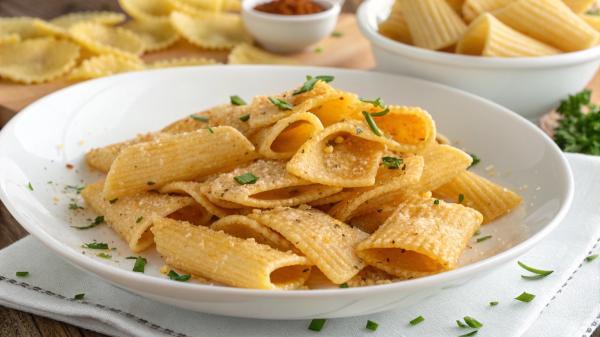 طرز تهیه چیپس پاستا ترد و خوشمزه در خانه طرز تهیه چیپس پاستا ترد و خوشمزه در خانه